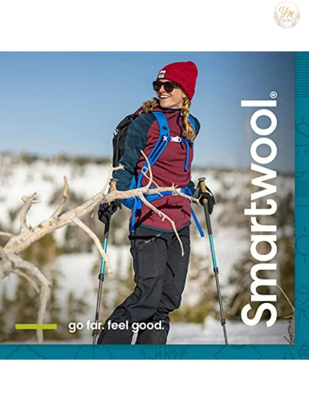 Smartwool Merino Wool Liner Gloves Touchscreen Unisex Skiing Hiking